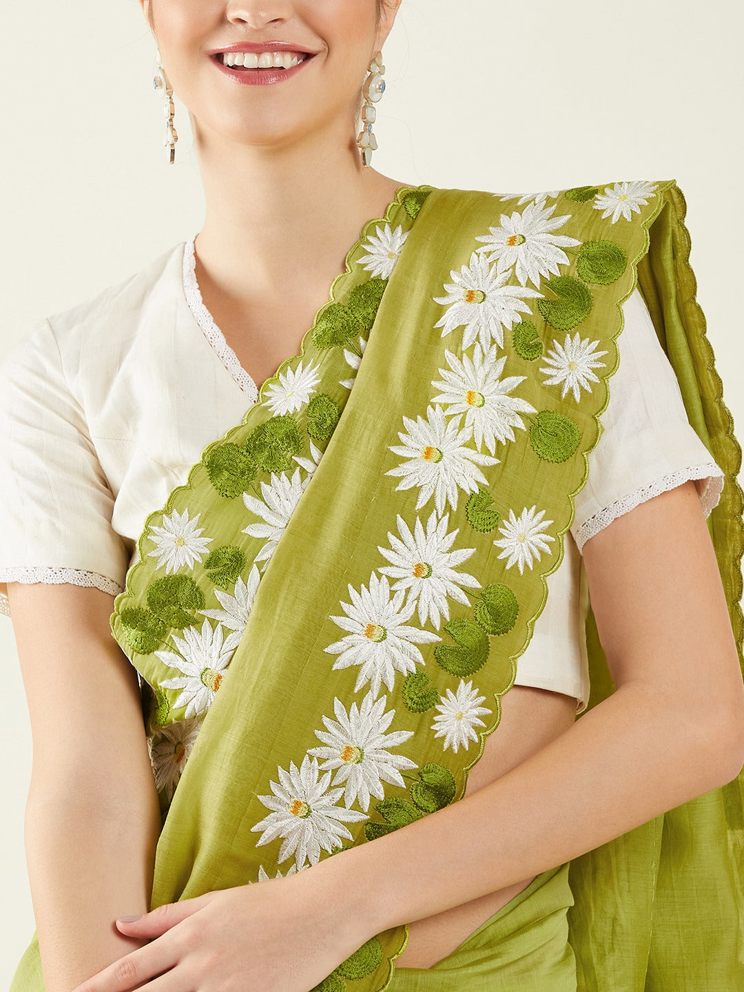 Jalkamal| Waterlilies’ Saree