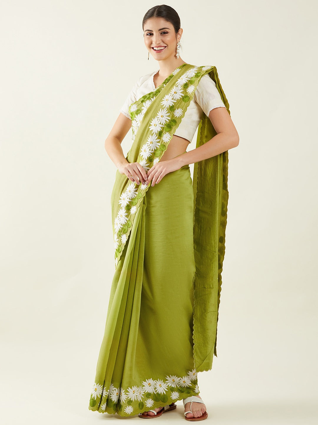 Jalkamal| Waterlilies’ Saree