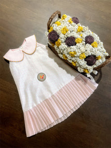 Candy polka tunic dress