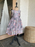 Load image into Gallery viewer, The Grey Flower Dress
