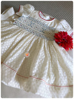 Load image into Gallery viewer, The Polka Handsmocked Dress
